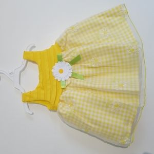 NWT Youngland Baby Yellow Flower Dress